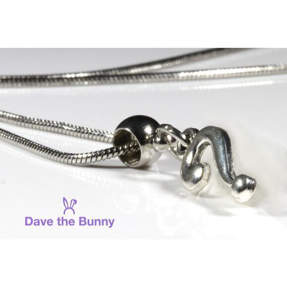 Question Mark Necklace Charm Pendant - Picture 4 of 8